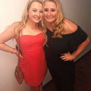 French connection red dress